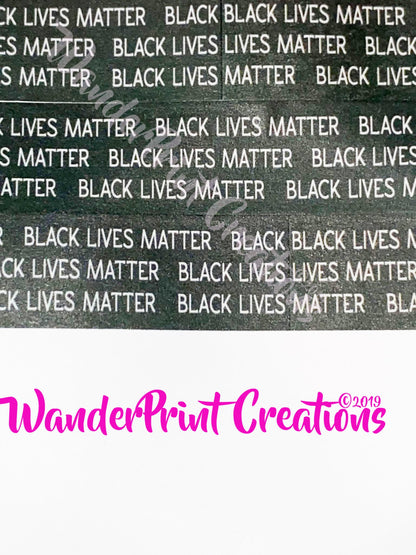 BLACK LIVES MATTER Juneteenth 20mm , 15mm, 15mm Washi Tape Craft Tape Bundle